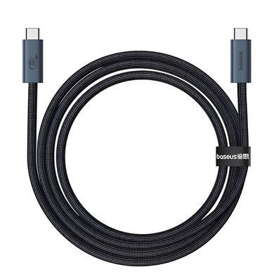 Кабель Baseus Flash Series 2 USB4 Full Featured Data Cable Type-C to Type-C 240W 1m Cluster Black (P10311803111-00) [802459]