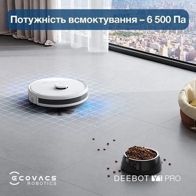 Робот-пилосос DEEBOT Y1 PRO ECOVACS (DLX34 WHITE) [500583]
