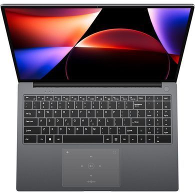 Ноутбук Blackview AceBook 12 16"FHD IPS 60Hz 330n/i5-12450H/16Gb/512Gb/Intel UHD/Type-C/FP/WiFi/UA Key/Grey (Acebook_12) [405209]