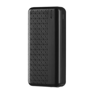 Акумулятор портативний літій-іонний Power Bank 2E Geometry 20000мА&middot;год, 18Вт, PD, QC, чорний (2E-PB2072PD-BLACK) [108430]