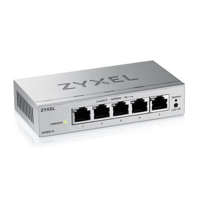 Комутатор ZYXEL GS1200-5 v3 (GS1200-5V3-EU0101F) [619498]