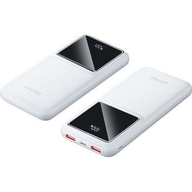 Універсальна мобільна батарея Vention 10000mAh PD QC 3.0 White (FHKW0) [617720]
