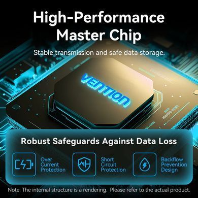 Хаб USB 3.0 Type-C -> 4xUSB 3.0/1xUSB-C, 5Gbps, Black Vention (TGZHB) [404633]