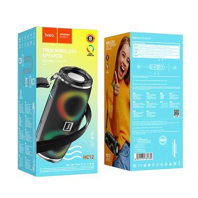 Портативна колонка HOCO HC12 Sports BT speaker Black (6931474765789) [806314]