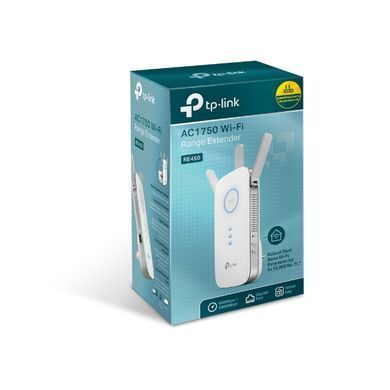 Розширювач покриття WiFi TP-LINK AC1750, 1хGE, MESH (RE450) [104445]