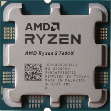 Процесор AMD Ryzen 5 7600X (4.7GHz 32MB 105W AM5) Box (100-100000593WOF) [607581]