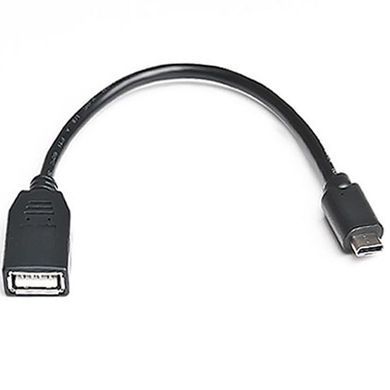 Кабель REAL-EL USB Type-C - USB V 2.0 (M/F), 0.1 м, чорний (EL123500017) [603604]