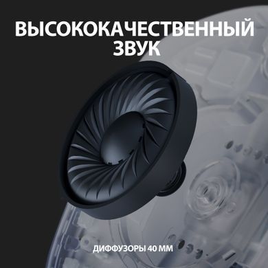 Гарнітура Logitech G435 LIGHTSPEED Wireless Gaming - White (981-001074) [203111]