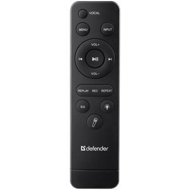 Акустична система 2.0 Defender Boomer 200, 200Вт BT/FM/TF/USB/MIC/AUX/GT, чорна (65201) [405274]