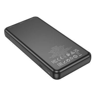 Зовнішній акумулятор BOROFONE BJ55 Graceful power bank (10000mAh) Black (6941991111761) [805615]