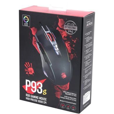 Миша A4Tech P93s Bloody Black (P93s Bloody (Stone black)) [609383]