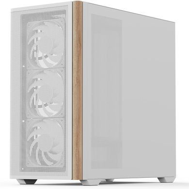 Корпус AeroCool D301A-G-WT-v2 White без БЖ (ACCS-DS03043.21) [608787]