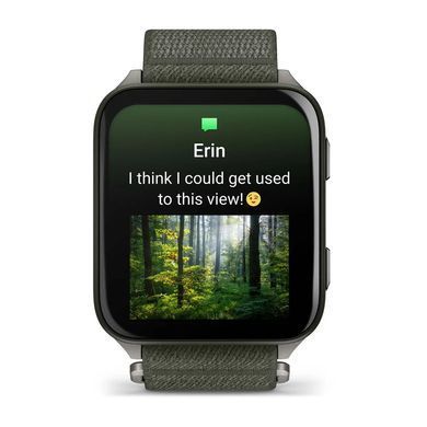 Смарт-годинник Garmin Venu X1 Moss Titanium with Moss Nylon (010-02980-23) [619765]