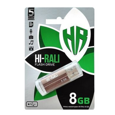 Флеш-накопичувач USB 8GB Hi-Rali Corsair Series Bronze (HI-8GBCORBR) [607148]