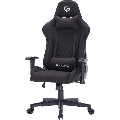 Крісло для геймерів GamePro Black (GC700FB RGB) [613179]