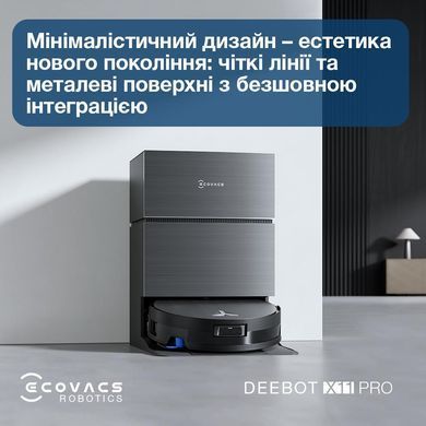 Робот-пилосос DEEBOT X11 PRO OMNI ECOVACS (DEX99-1 BLACK) [503065]