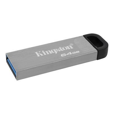 Флеш-накопичувач Kingston USB 3.2 DT Kyson 64GB Silver/Black (DTKN/64GB) [803108]