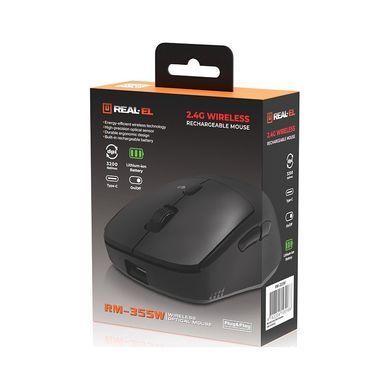 Миша бездротова REAL-EL RM-355W (EL123200054) [615129]