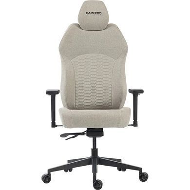 Крісло для геймерів GamePro Fabric Light Gray (GC760LG) [617859]