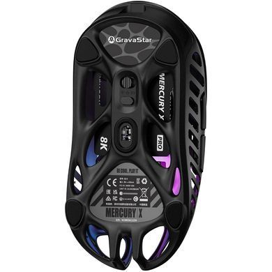 Миша GravaStar Mercury X, BT/WL/USB-A, RGB, чорний (GSX_BLK) [104188]