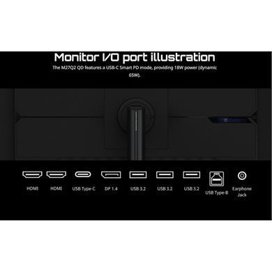 Монітор GIGABYTE (M27Q2 QD Gaming Monitor) [305878]