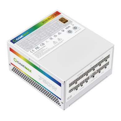 Блок живлення GAMEMAX (RGB 750 PRO WH (ATX3.1PCIe5.1)) [303202]