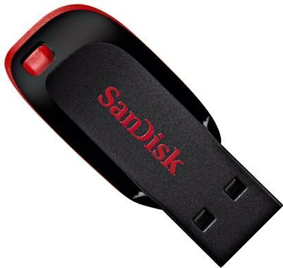 Накопичувач SanDisk 32GB USB 2.0 Type-A Cruzer Blade Чорний (SDCZ50-032G-B35) [108958]