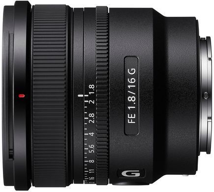 Об'єктив Sony 16mm f/1.8 G для NEX FF (SEL16F18GB.SYX) [110567]