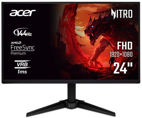 Монітор Acer 23.8" QG241YP6bip HDMI, DP, IPS, 144Hz, 1ms, FreeSync (UM.QQ1EE.605) [112554]