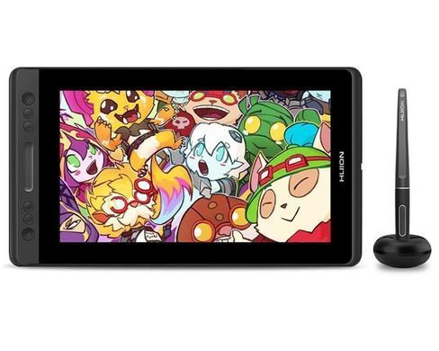 Графічний монітор Huion 13,3" Kamvas Pro 13, USB-C,чорний (GT-133) [112673]