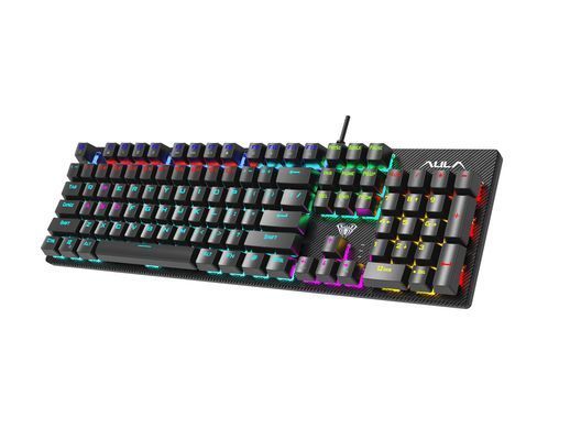 Клавіатура Aula Mechanical S2022 Blue Switch Black (6948391202235) [606007]