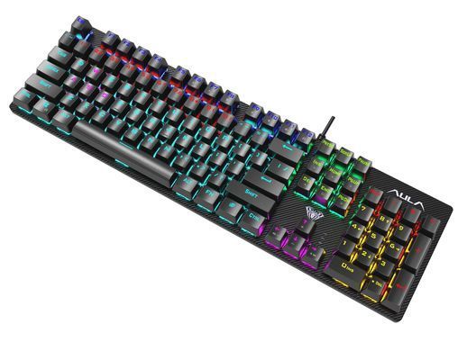 Клавіатура Aula Mechanical S2022 Blue Switch Black (6948391202235) [606007]
