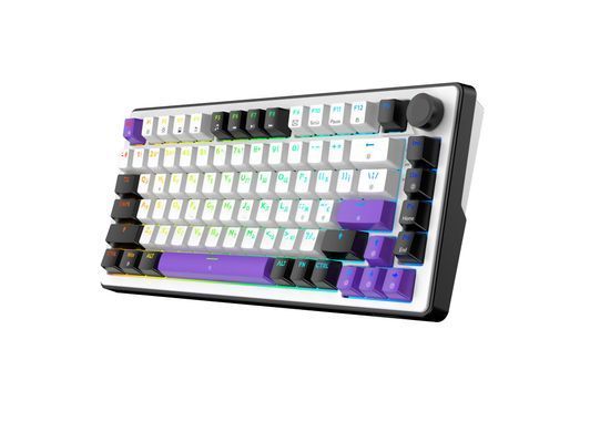 Клавіатура Hator Hellyberry White/Violet (HK75) [617107]