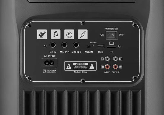 Акустична система 2.0 Defender Boomer 200, 200Вт BT/FM/TF/USB/MIC/AUX/GT, чорна (65201) [405274]
