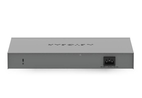 NETGEAR Комутатор MS510TXUP, 8 портів Ultra60 PoE++(295Вт): 4x100M/1G/2,5G, 4x100M/1G/2,5G/5G/10G, 2xSFP+, керований L2 (MS510TXUP-100EUS)