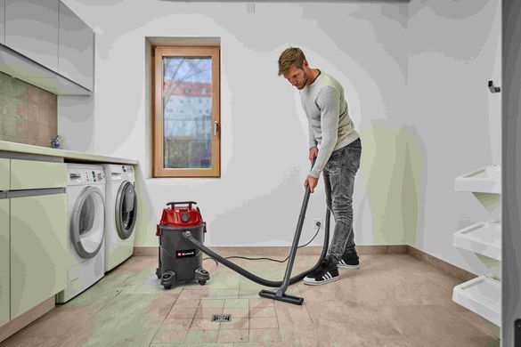 Пилосос професійний Einhell TC-VC 1825 А, 1250 Вт, пластик 25 л, 180 мбар, шланг 2.5 м, кабель 3 м, розетка 2.2 кВт, 4.2 кг (2342485) [105726]
