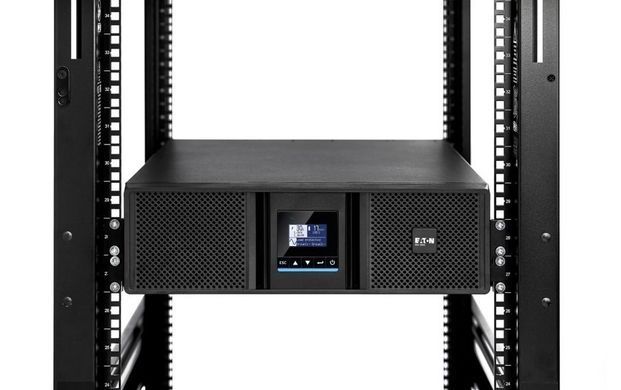 Джерело безперебійного живлення Eaton 9SX, 6000VA/6000W, RT3U, LCD, USB, RS232, 8xC13, 2xC19 (9SX6KIRT3UG2) [113758]