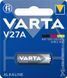Батарейка Varta лужна V27 A (MN27, 27А, GP27A, L828) блістер, 1 шт (04227101401) [113367], фото 1