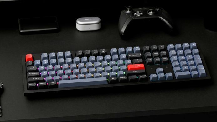 Клавіатура механічна Keychron K10 PRO 100Key, K pro Banana, WL/BT/USB-A, Hot-Swap, QMK, EN/UKR, RGB, чорний (K10P-H4-UA) [103668]