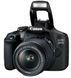 Цифр. фотокамера дзеркальна Canon EOS 2000D + об`єктив 18-55 IS II + сумка SB130 + карта пам'яті SD16GB (2728C015) [17542], фото 3