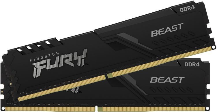 Модуль пам`ятi DDR4 2x16GB/3200 Kingston Fury Beast Black (KF432C16BB1K2/32) [606169]