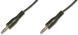 Кабель DIGITUS Audio connection stereo 3.5mm M/M, 2.5м, чорний (AK-510100-025-S) [110315], фото 2