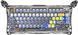 Клавіатура механічна GravaStar Mercury K1 Pro 80keys, GravaStar x Kailh Speedy Mint, BT/WL/USB, RGB, Interstellar Silver (GSK1PRO_S_CGRY) [114355], фото 1