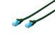 Патч-корд 2E CAT 5e, UTP, 1м, 26AWG, RJ45, 7/0.16, Cu, LSZH, зелений (2E-PC5ECU-1LSZH-GRN) [112751], фото 2