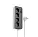 Мережевий подовжувач HOCO AC22 Sunlight 4-bit(PD30W/1C3A) desktop socket(EU/GER) (1.5m) Black (6942007629782) [806394], фото 1
