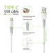 Кабель Intaleo CBFLEXT1 USB - USB Type-C (M/M), 1.2 м, White (1283126568534) [604074], фото 2