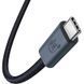 Кабель Baseus Flash Series 2 USB4 Full Featured Data Cable Type-C to Type-C 240W 1m Cluster Black (P10311803111-00) [802459], фото 5
