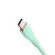 Кабель Vention USB 2.0 C Male to C Male 5A Cable 1.5M Light Green Silicone Type (TAWGG) [802429], фото 4