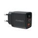 Мережевий зарядний пристрій Choetech (USB-C+USB-A) Black (PD6052-EU-BK) [619605], фото 1