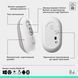 Миша бездротова Logitech Pop Mouse with Emoji Off-White (910-007411) [606670], фото 10